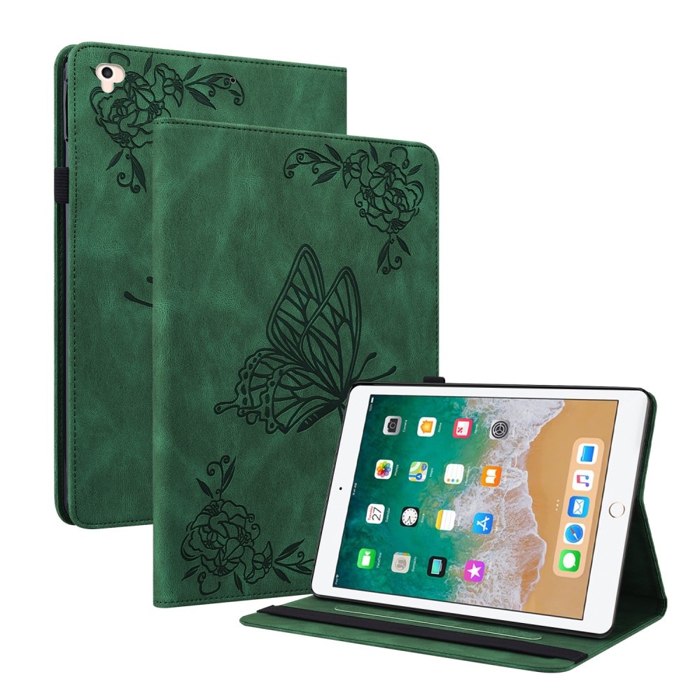 iPad 9.7/Air 2/Air Handytasche Schmetterling grün