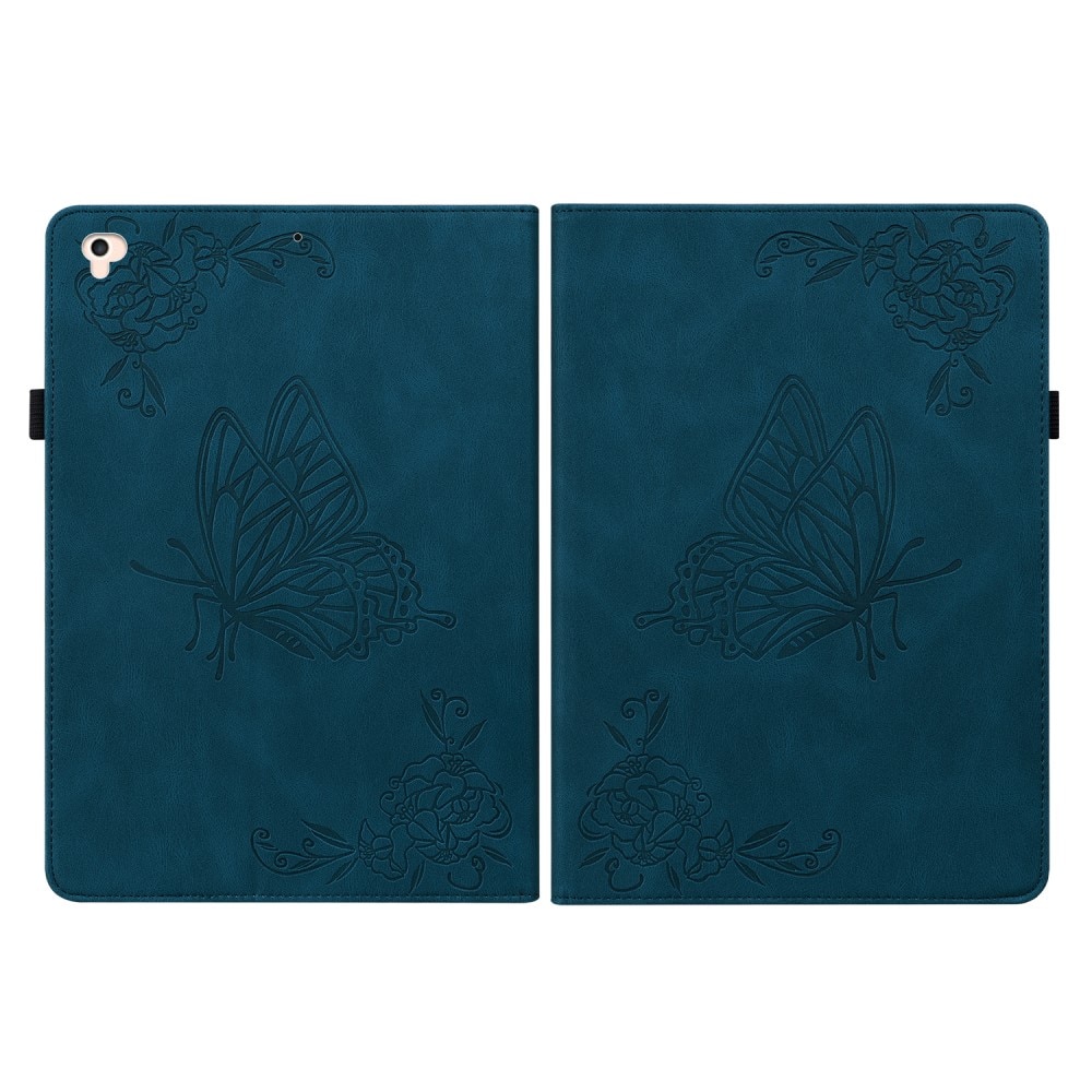 iPad Air 9.7 1st Gen (2013) Handytasche Schmetterling blau