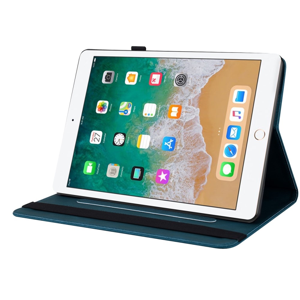 iPad 9.7 5th Gen (2017) Handytasche Schmetterling blau