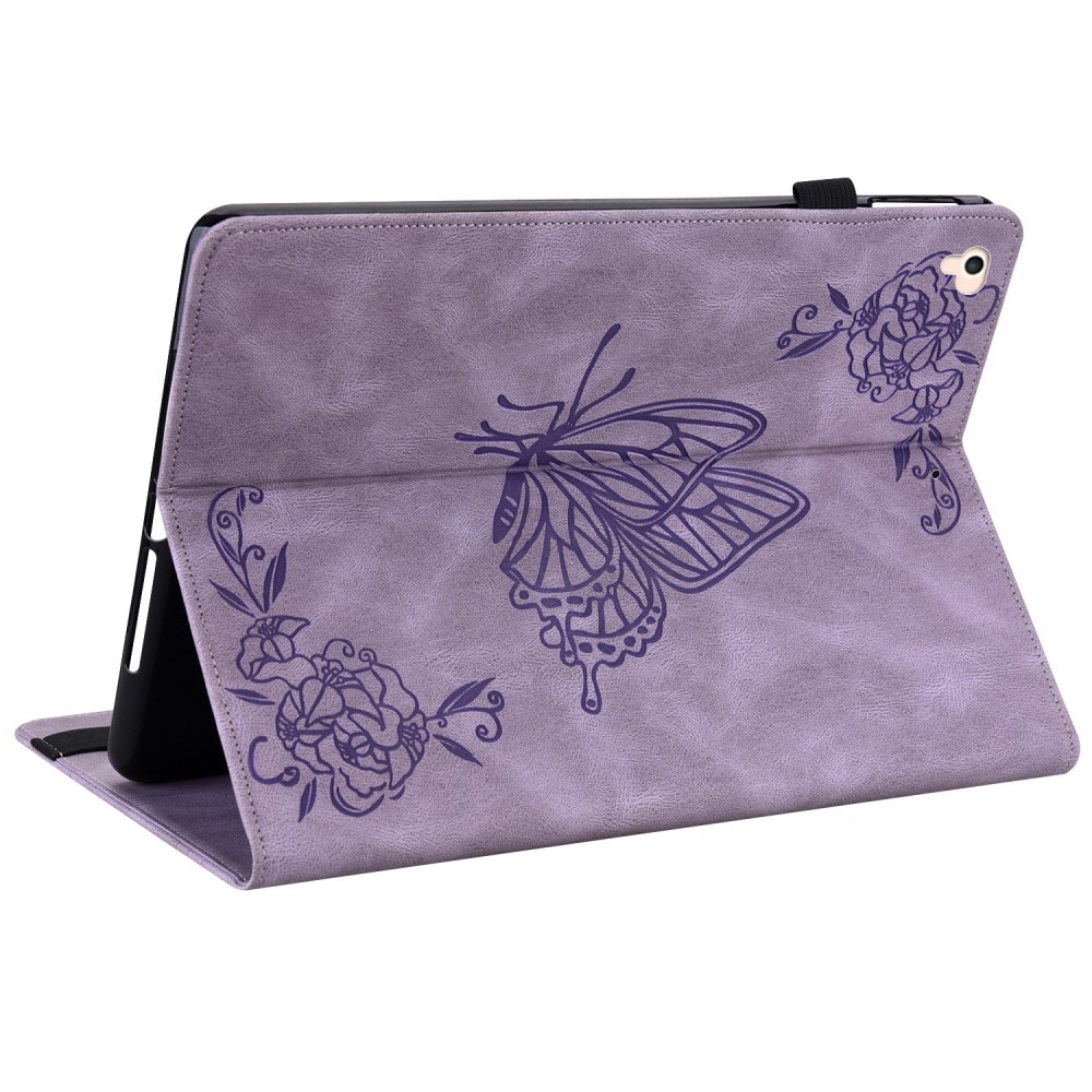 iPad 9.7 5th Gen (2017) Handytasche Schmetterling lila