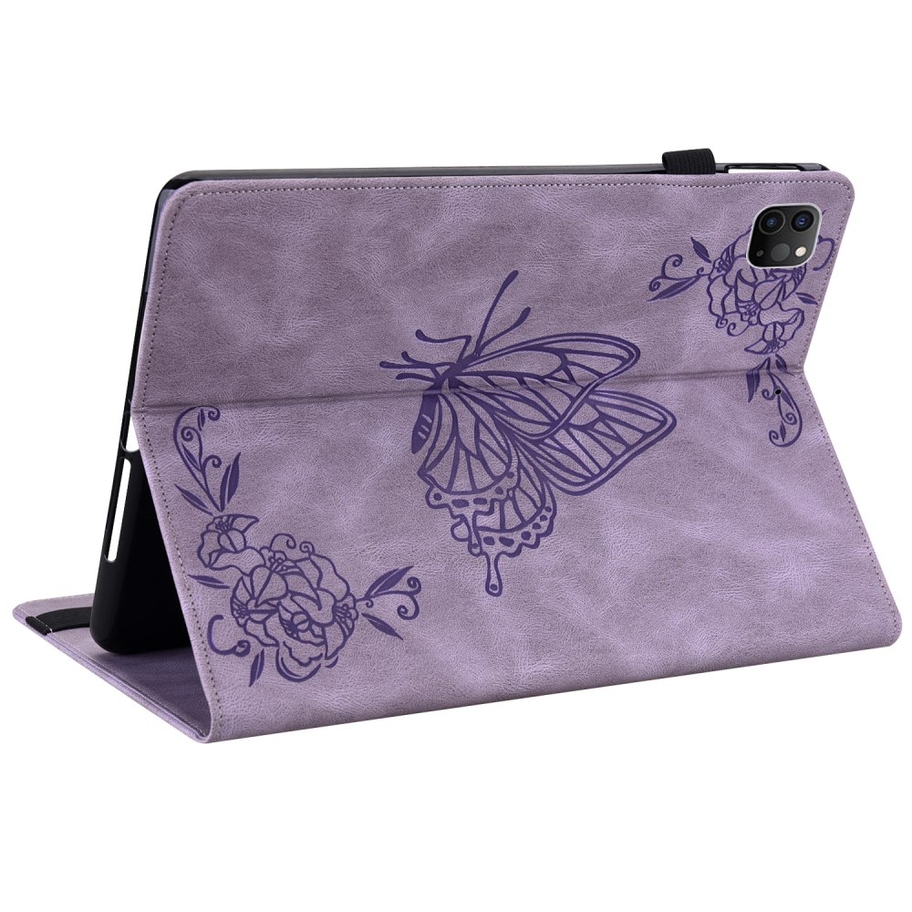 iPad Air 10.9 5th Gen (2022) Handytasche Schmetterling lila