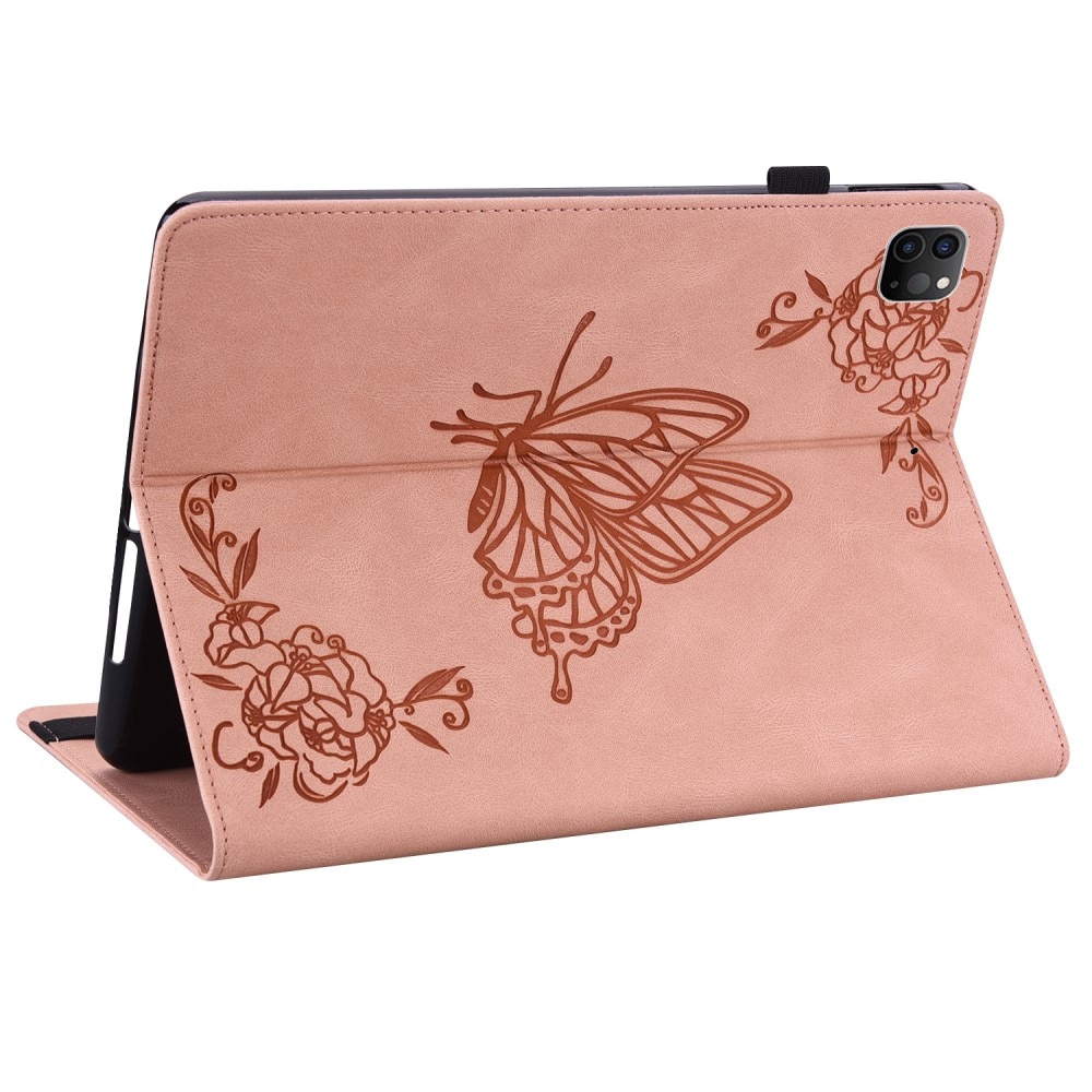 iPad Pro 11 2nd Gen (2020) Handytasche Schmetterling rosa