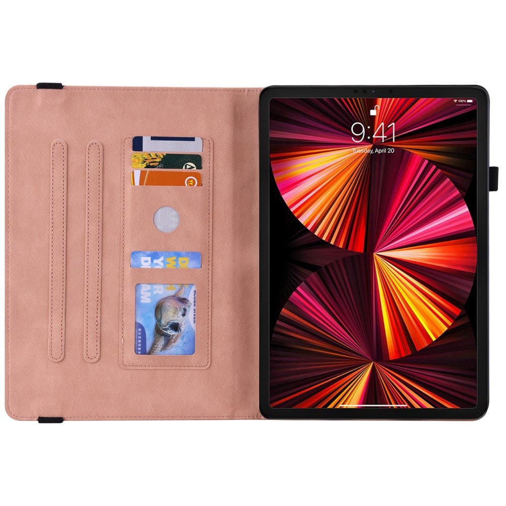 iPad Pro 11 3rd Gen (2021) Handytasche Schmetterling rosa