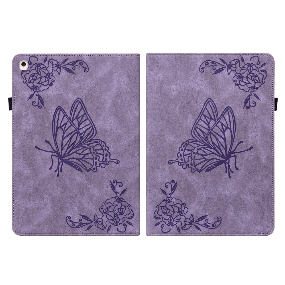 iPad 10.2 8th Gen (2020) Handytasche Schmetterling lila