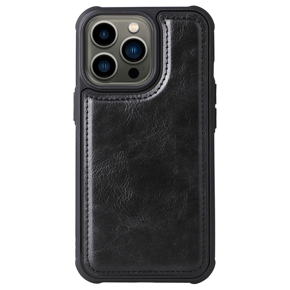 iPhone 13 Pro Magnet Leather Multi-Wallet schwarz