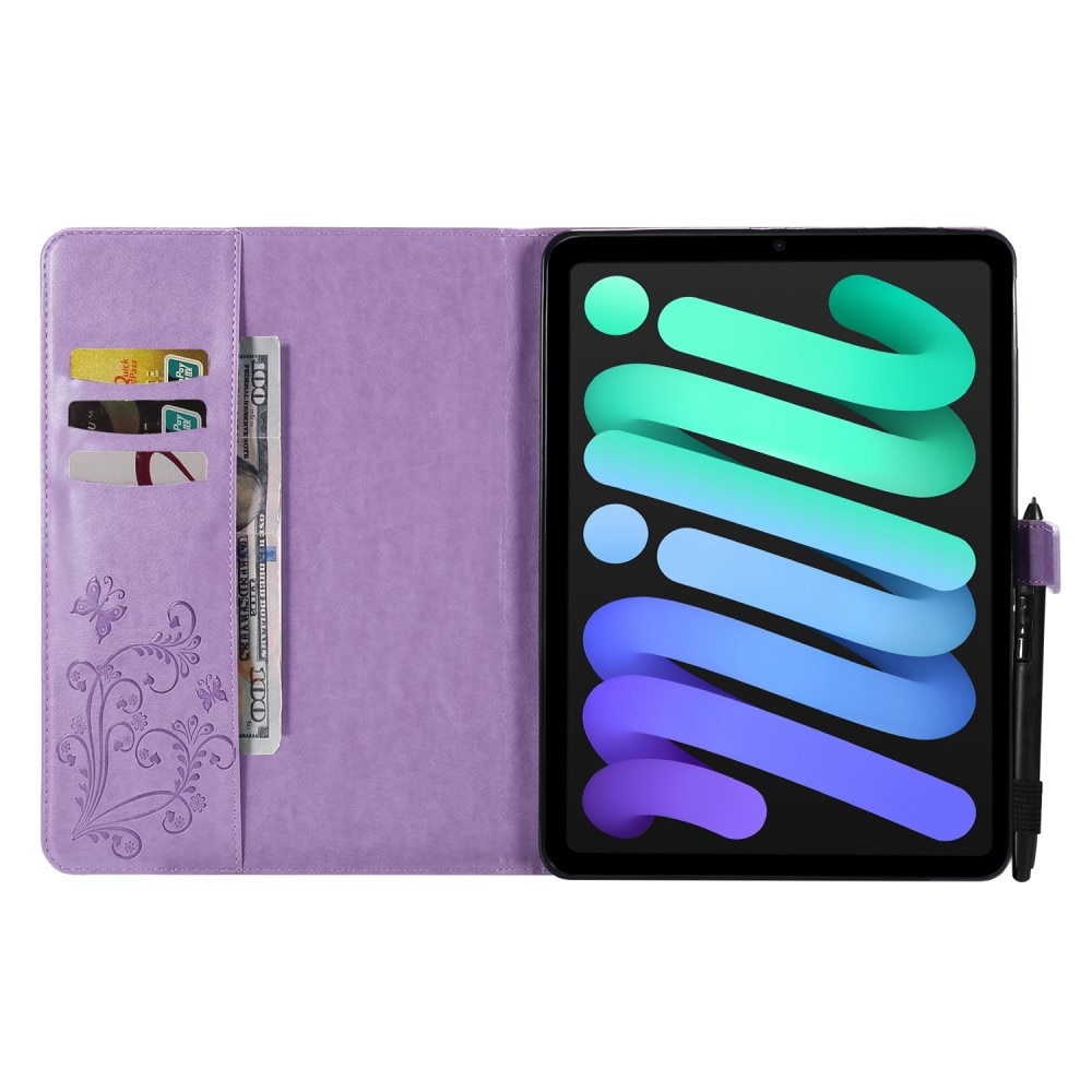 iPad Mini 6th Gen (2021) Handytasche Schmetterling lila