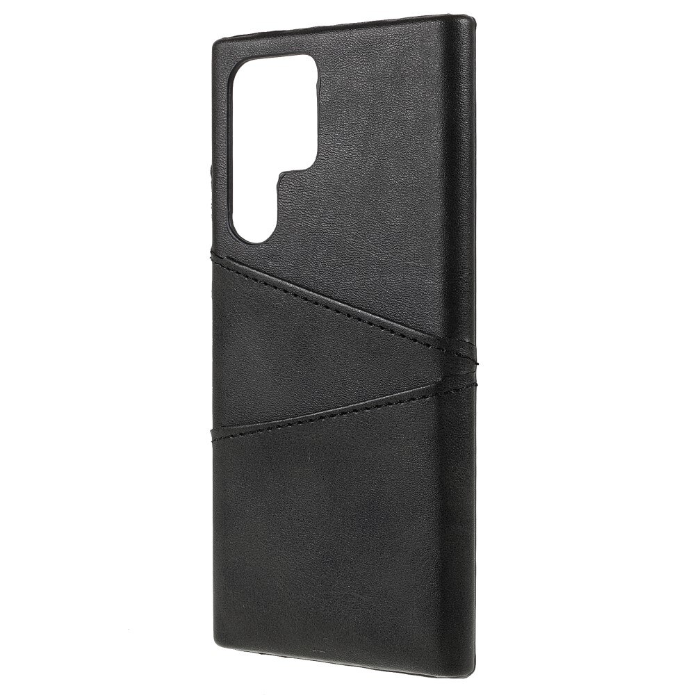 Card Slots Case Samsung Galaxy S22 Ultra Schwarz