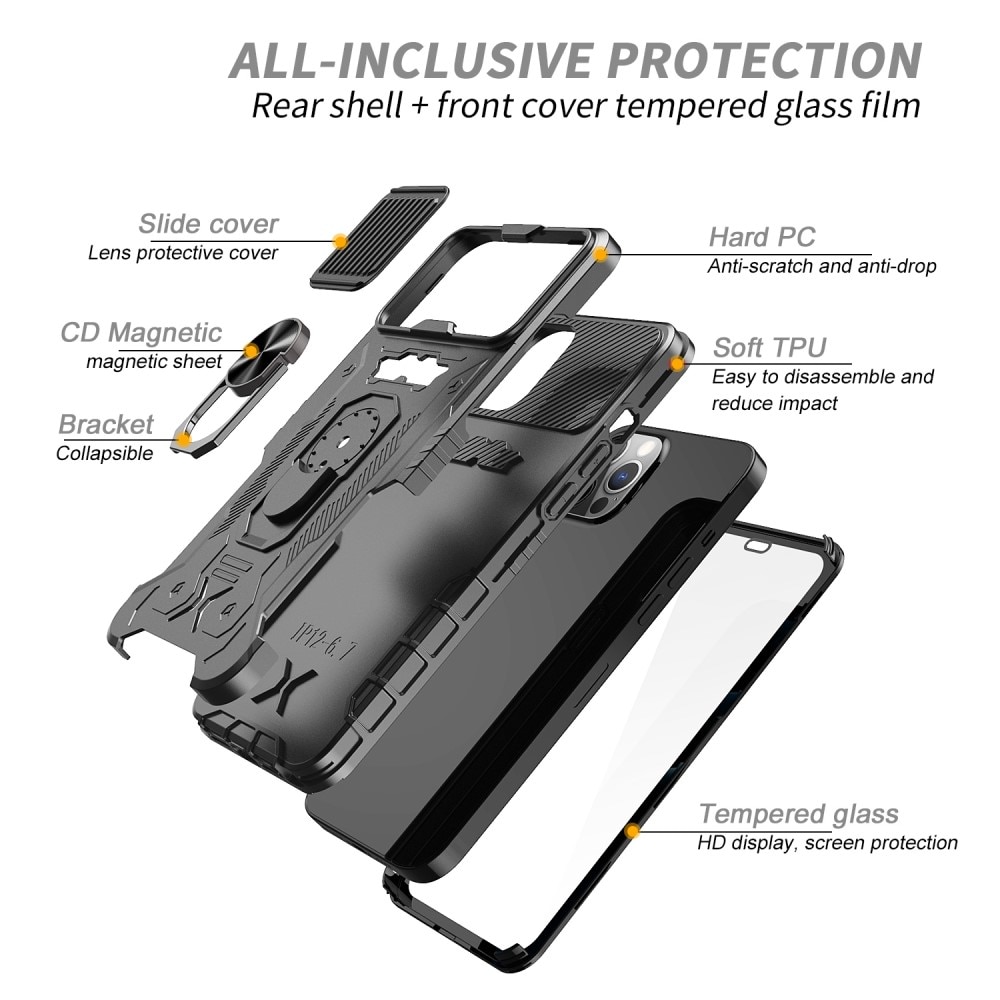 Tactical Full Protection Case iPhone 11 Pro Max Black