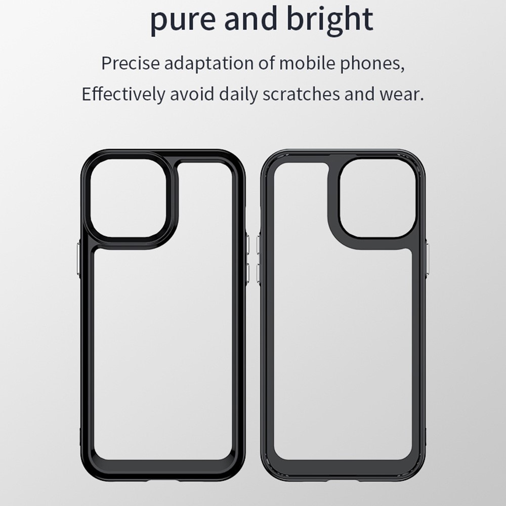 TPU + Plexiglas Hülle iPhone 13 Pro Transparent