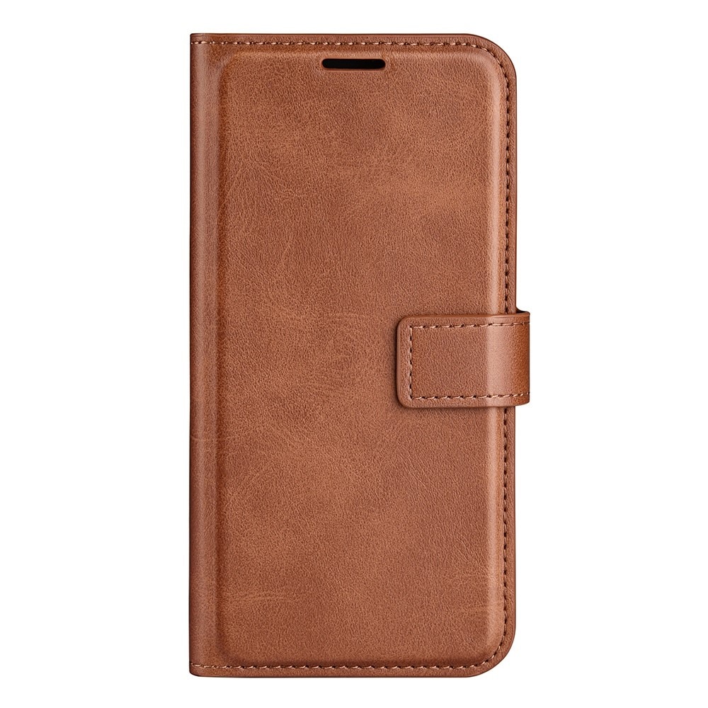 iPhone 14 Pro Max Leather Wallet Brown