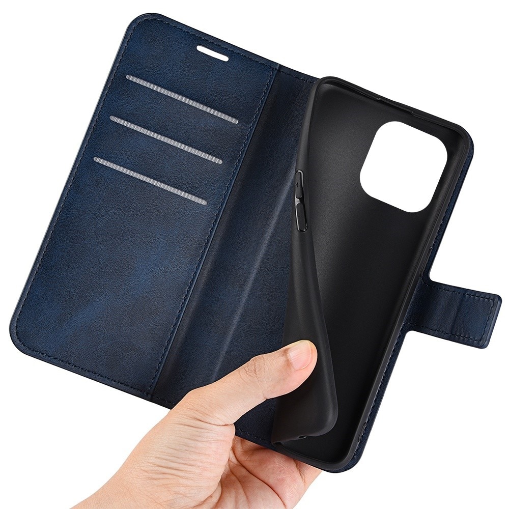 iPhone 14 Pro Leather Wallet Blue