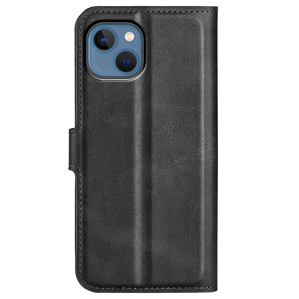 iPhone 14 Plus Leather Wallet Black