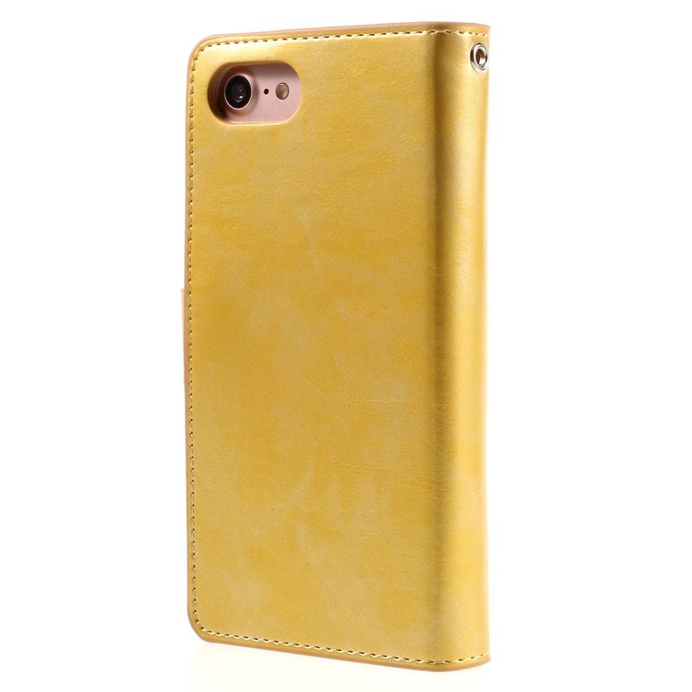Mansoor Wallet Diary Case iPhone 7/8/SE Gold