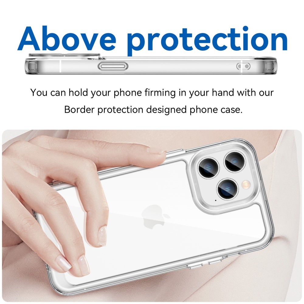 iPhone 14 Pro Max hybride Handyhülle Crystal Hybrid, durchsichtig