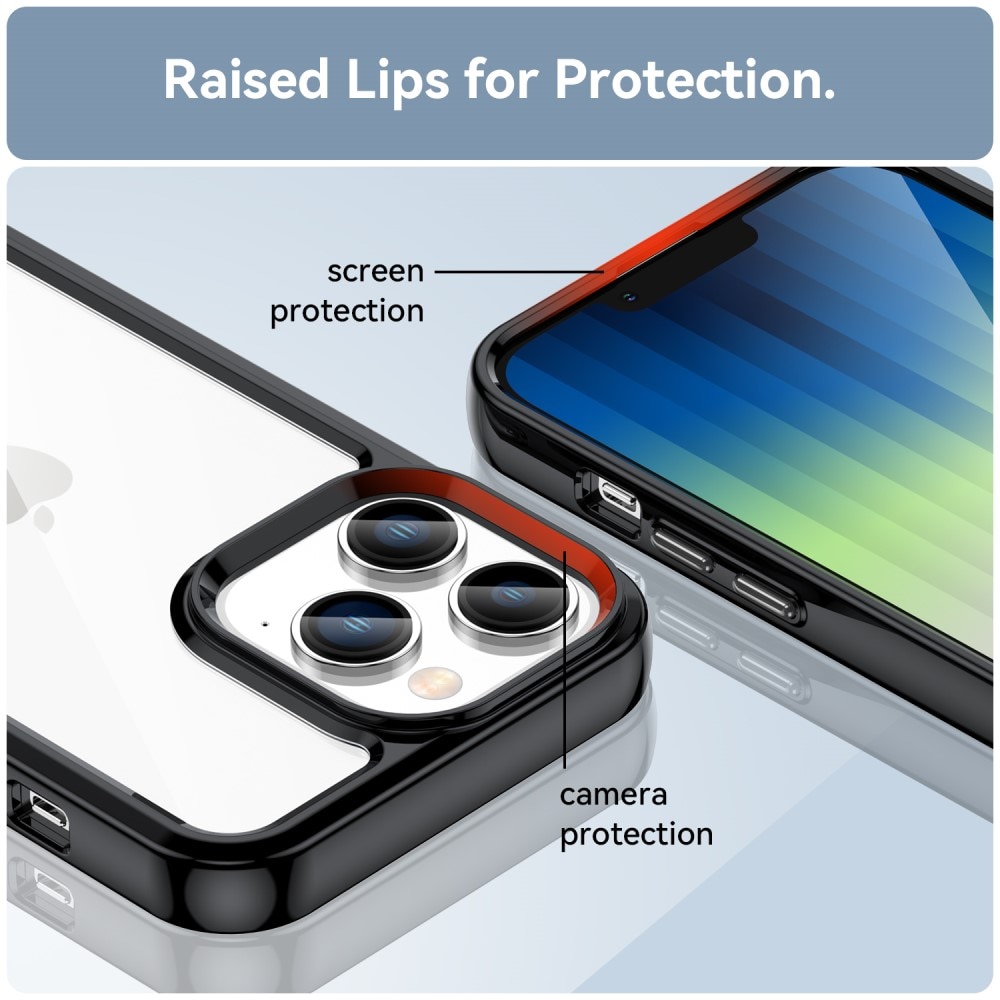 iPhone 14 Pro Hybrid-Hülle Schwarz
