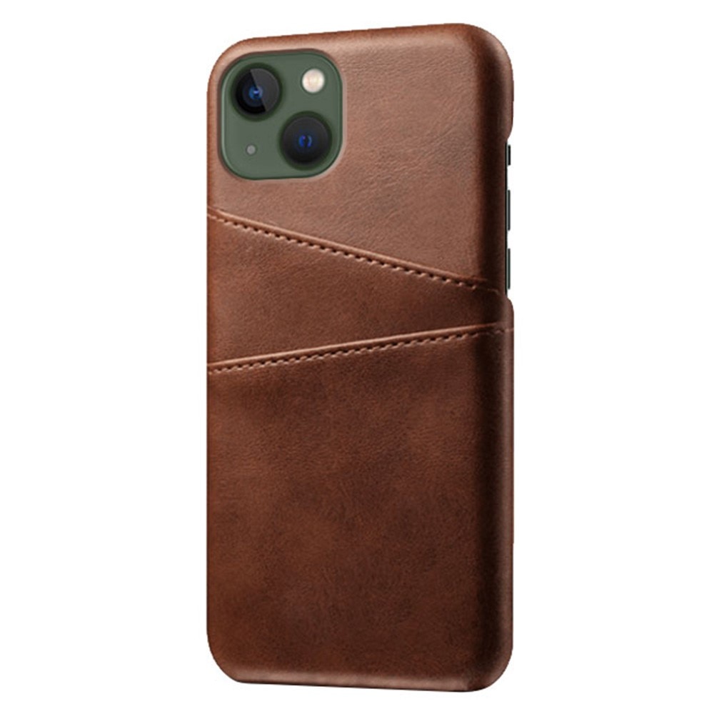 Card Slots Case iPhone 14 Brown