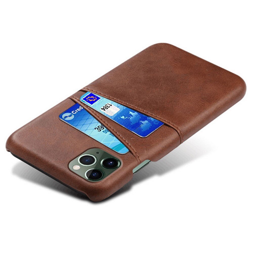 Card Slots Case iPhone 14 Pro Brown