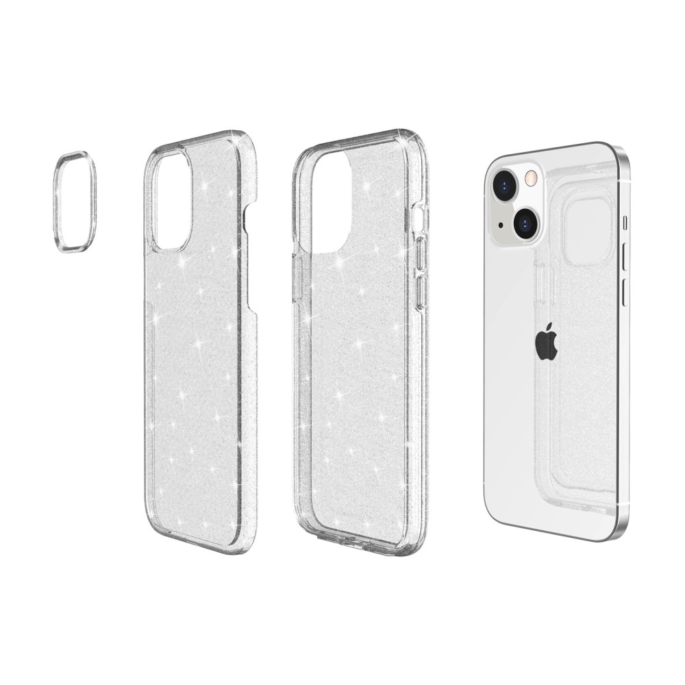 Liquid Glitter Case iPhone 14 Transparent