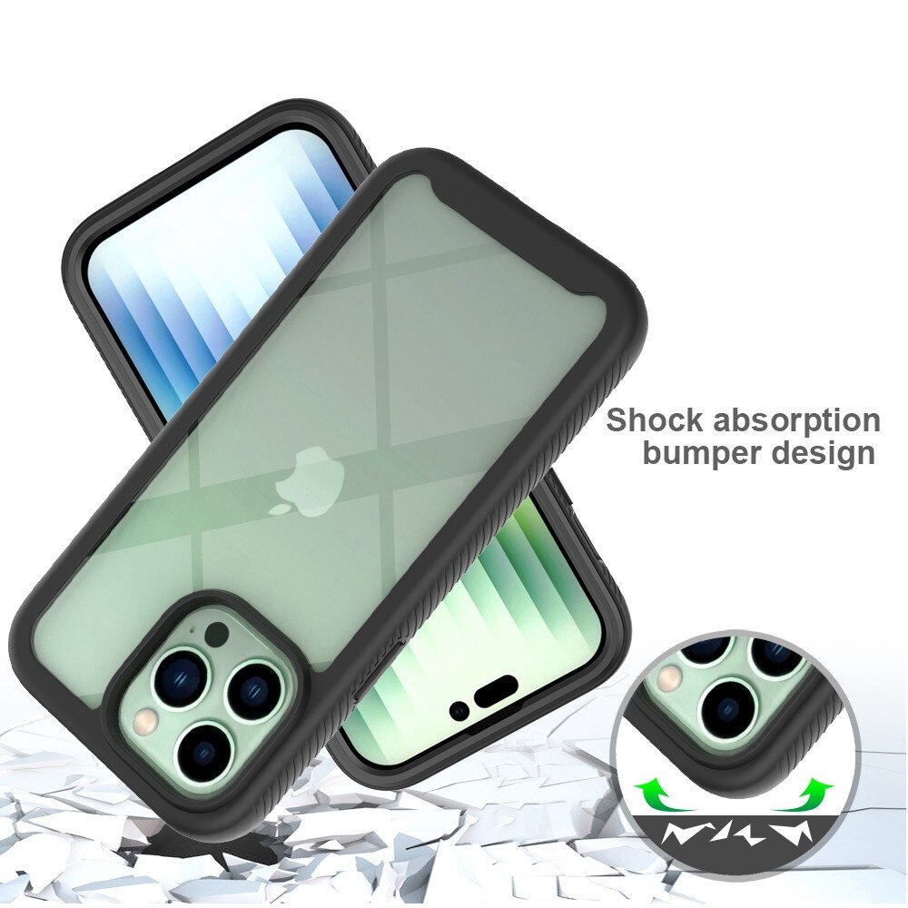 iPhone 14 Pro Max Full Protection Case Schwarz