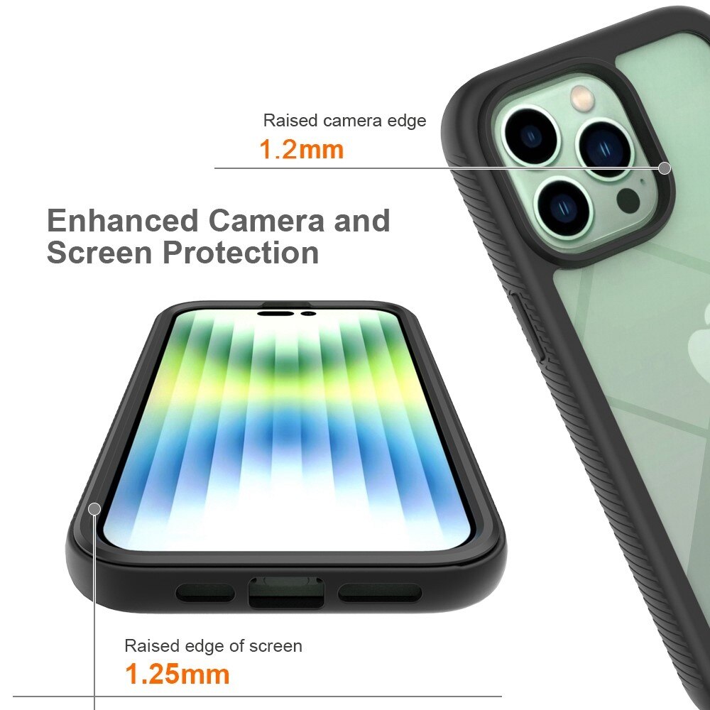 iPhone 14 Pro Max Full Protection Case Schwarz