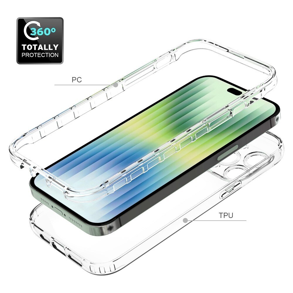 iPhone 14 Pro Max Full Cover Hülle Transparent