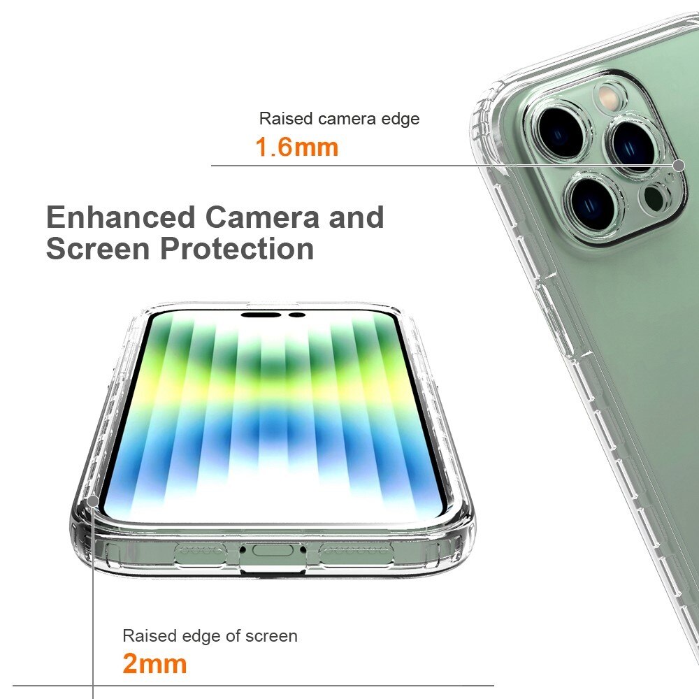 iPhone 14 Pro Max Full Cover Hülle Transparent