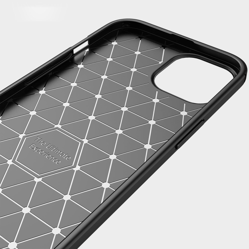 iPhone 14 Hülle TPU Brushed Schwarz