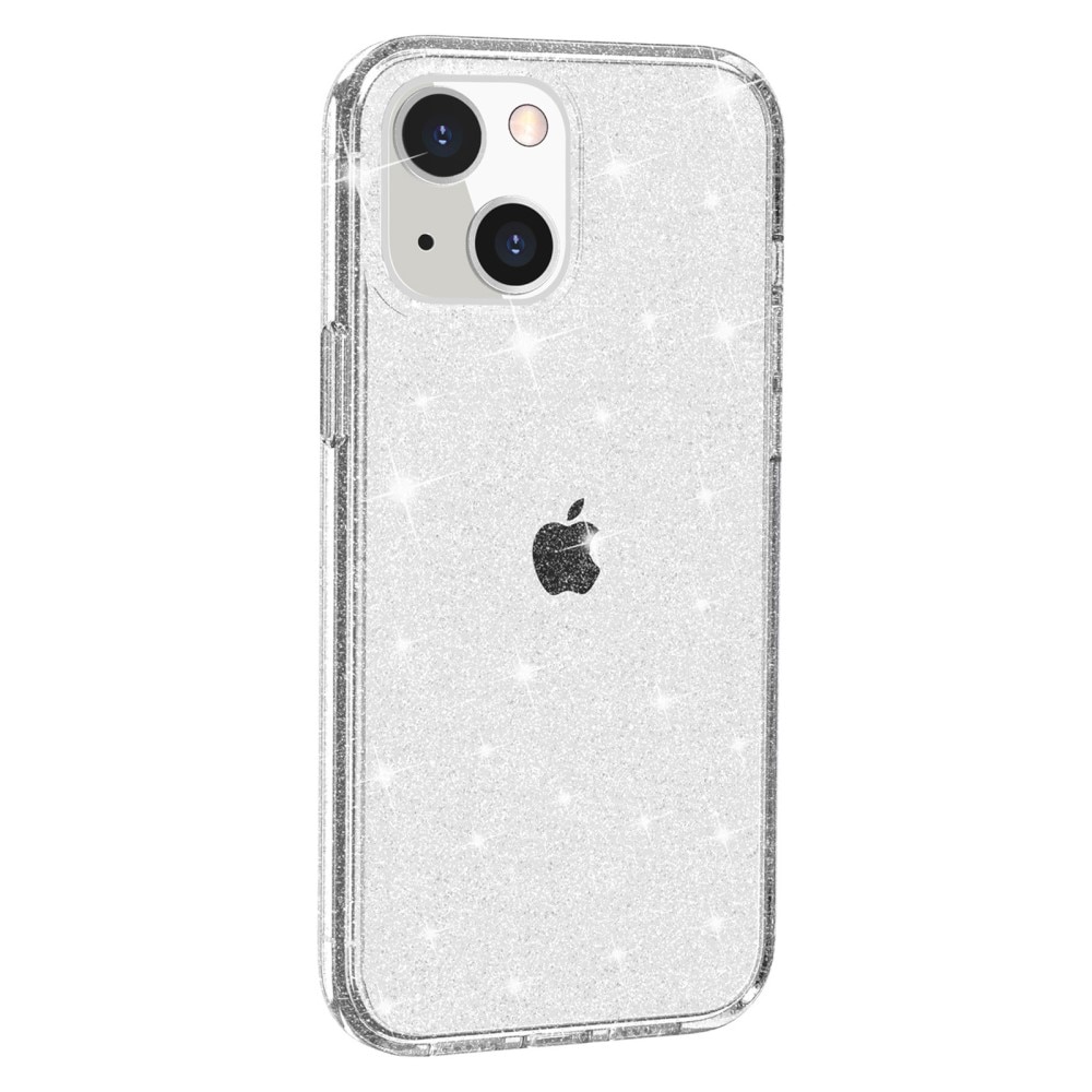 Liquid Glitter Case iPhone 15 durchsichtig