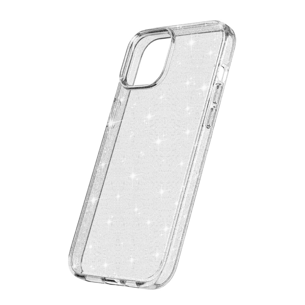 Liquid Glitter Case iPhone 15 durchsichtig