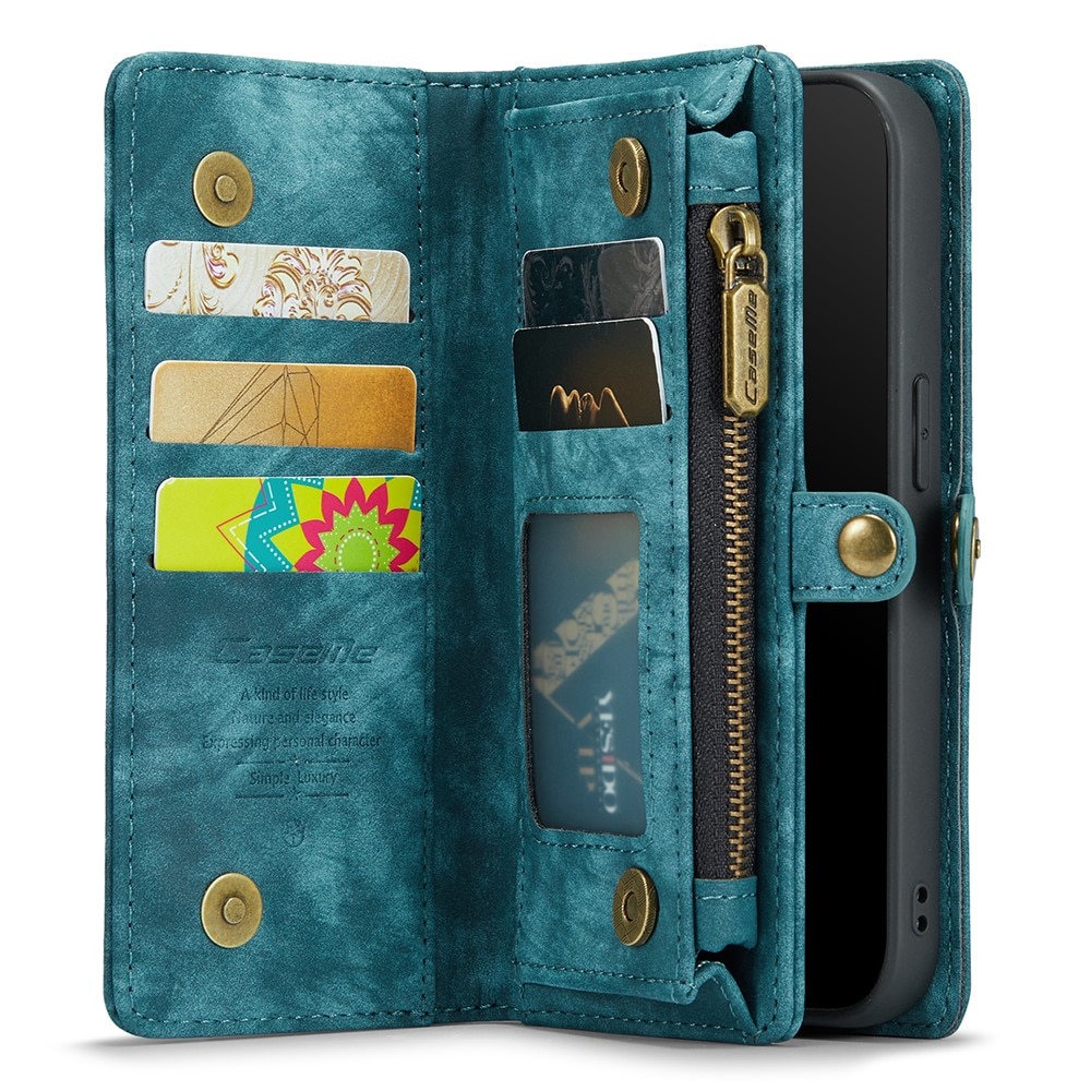Multi-slot Portemonnaie-Hülle iPhone 7 Plus/8 Plus Blau