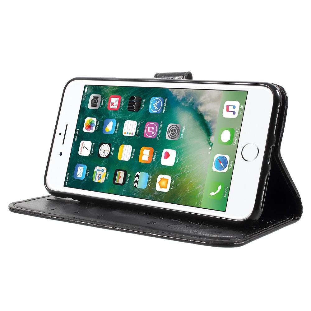 Apple iPhone 7 Plus/iPhone 8 Plus Handyhülle mit Schmetterlingsmuster, Schwarz