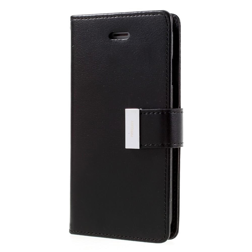 Rich Diary Case iPhone 7/8/SE Schwarz