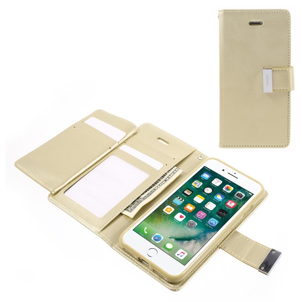 Rich Diary Case iPhone 7/8/SE Gold