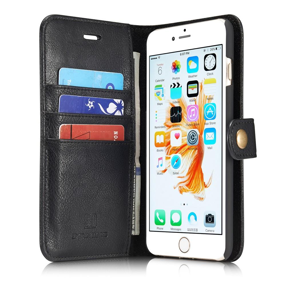 Handytasche Magnetische Apple iPhone 6 Plus/6S Plus Schwarz