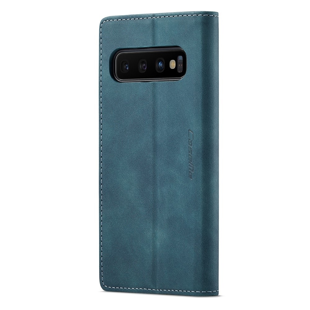 Slim Portemonnaie-Hülle Samsung Galaxy S10 blau