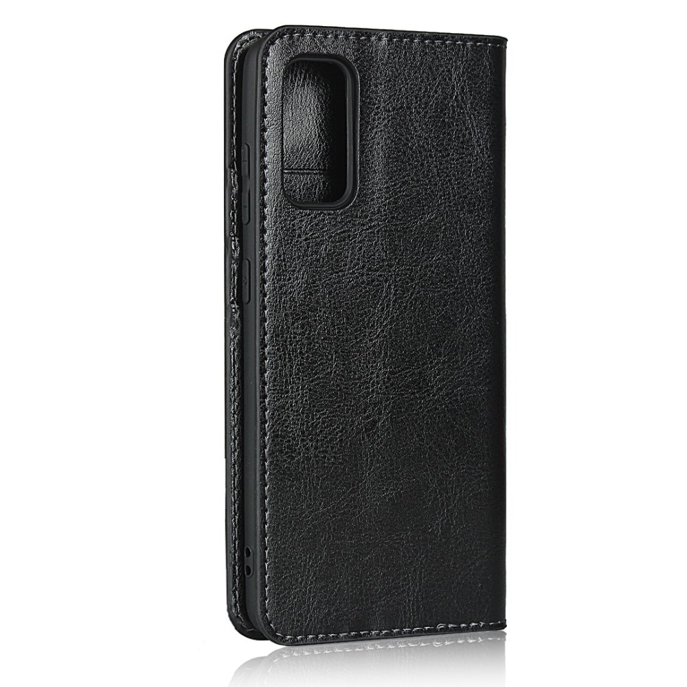 Samsung Galaxy S20 Handytasche aus Echtem Leder schwarz