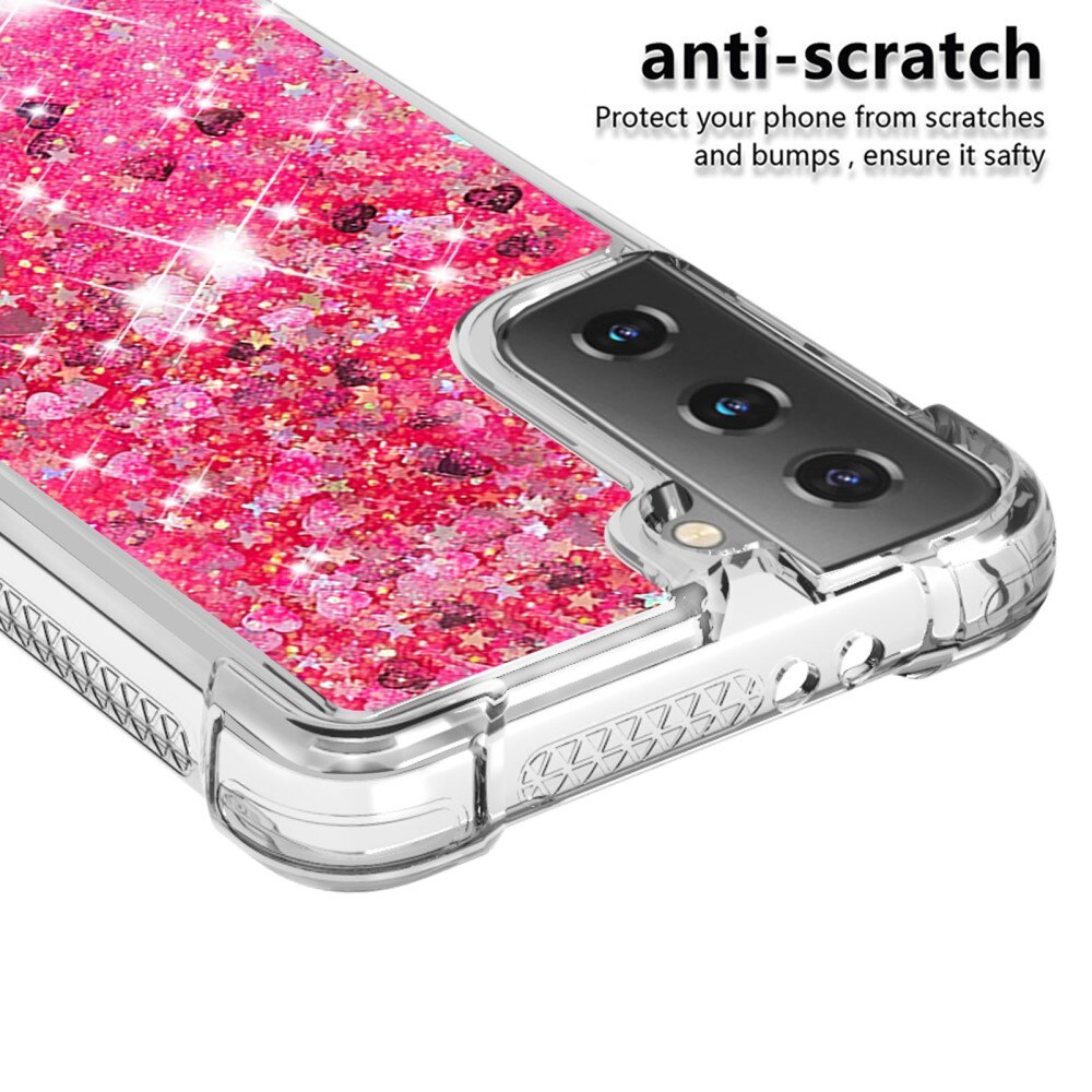 Samsung Galaxy S21 Glitter Powder TPU Case Rosa