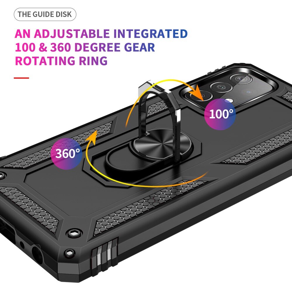 Samsung Galaxy A52/A52s Hybrid-Hülle Tech Ring schwarz