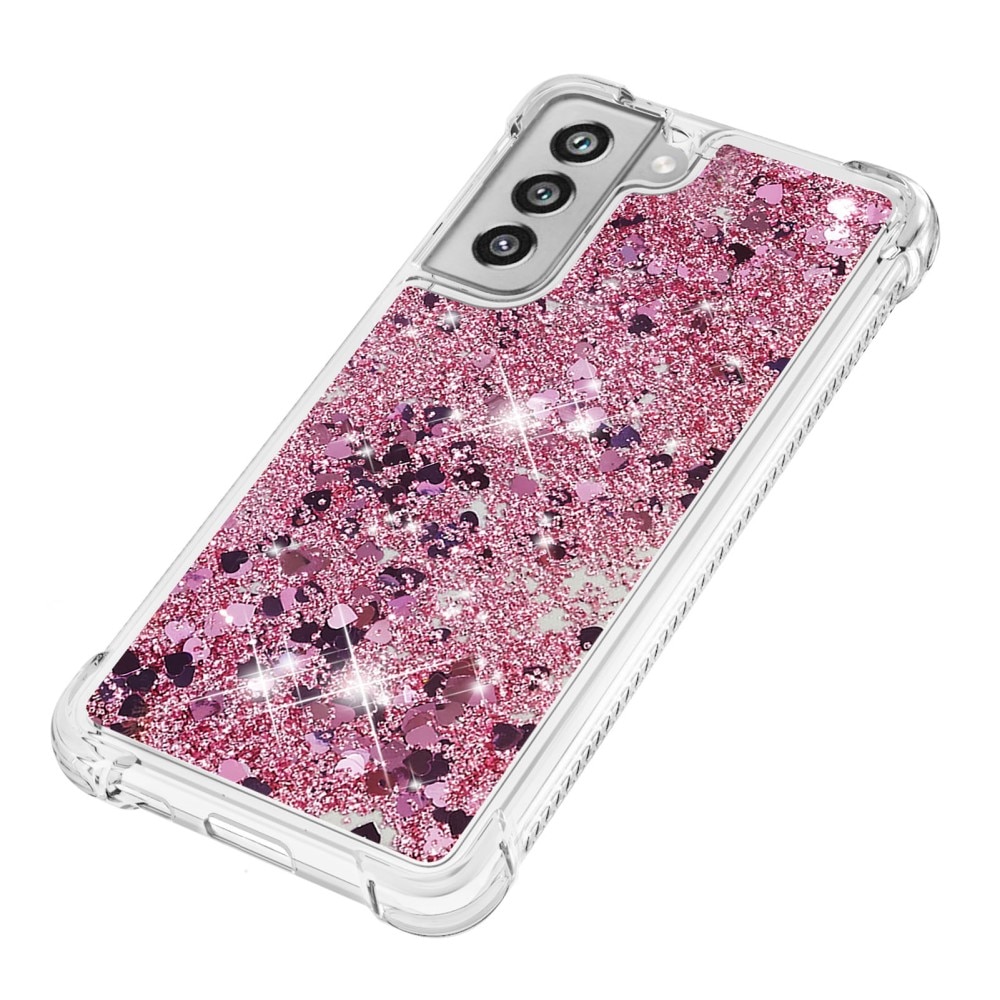 Samsung Galaxy S21 FE Glitter Powder TPU Handyhülle rosa