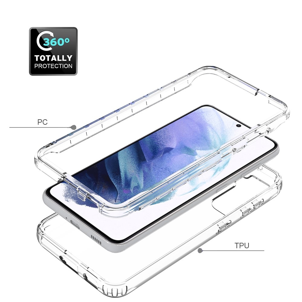Samsung Galaxy S21 Full Cover Hülle transparent