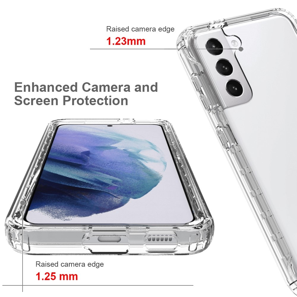 Samsung Galaxy S21 Full Cover Hülle transparent