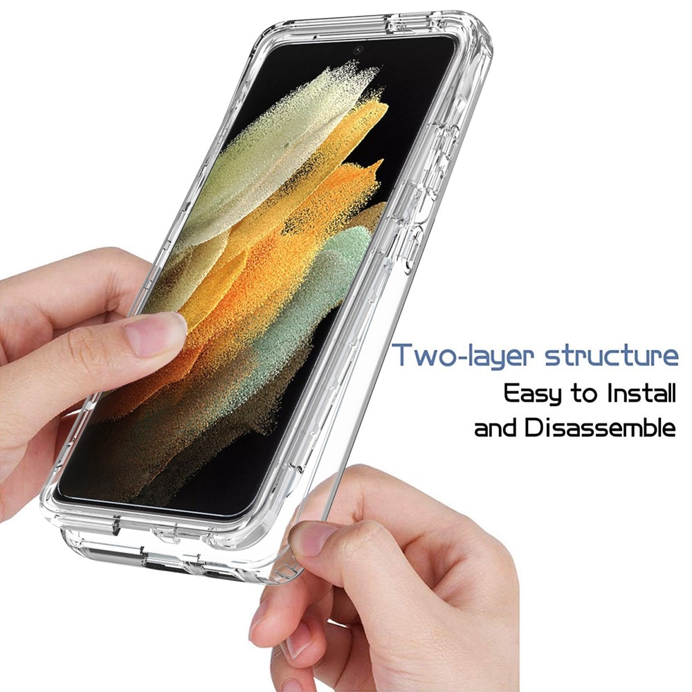 Samsung Galaxy S21 Ultra Full Cover Hülle Transparent