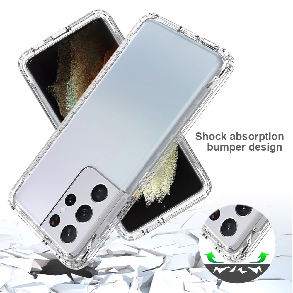 Samsung Galaxy S21 Ultra Full Cover Hülle Transparent