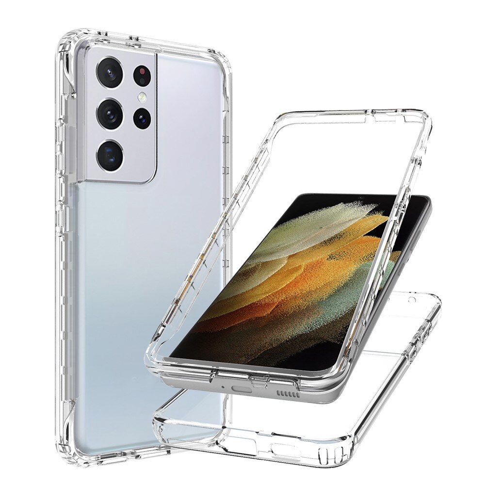 Samsung Galaxy S21 Ultra Full Cover Hülle Transparent