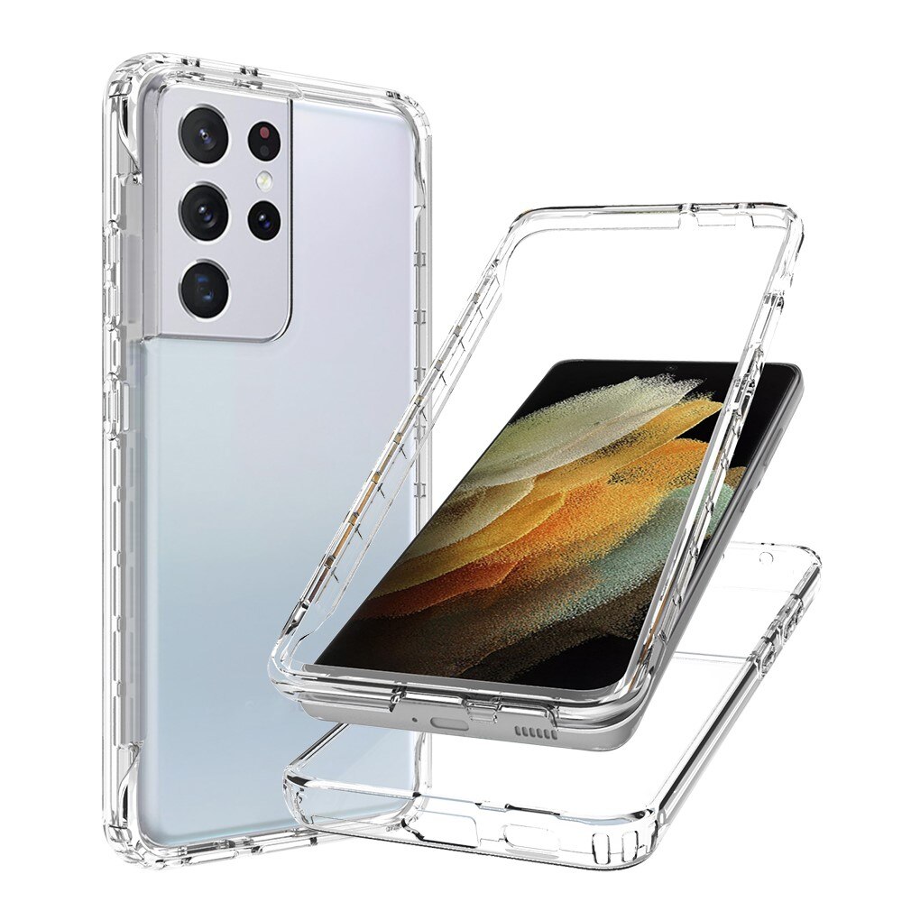 Samsung Galaxy S21 Ultra Full Cover Hülle transparent