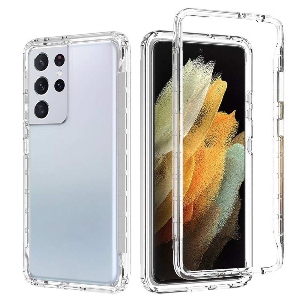 Samsung Galaxy S21 Ultra Full Cover Hülle Transparent