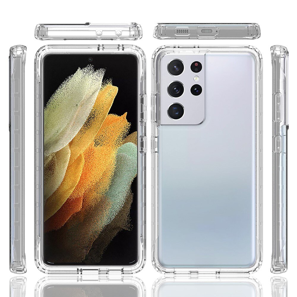 Samsung Galaxy S21 Ultra Full Cover Hülle Transparent