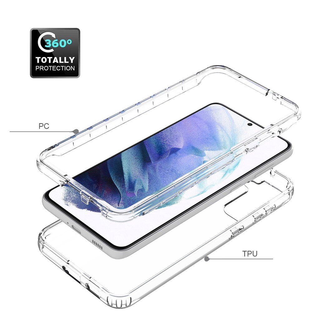 Samsung Galaxy S21 Plus Full Cover Hülle Transparent