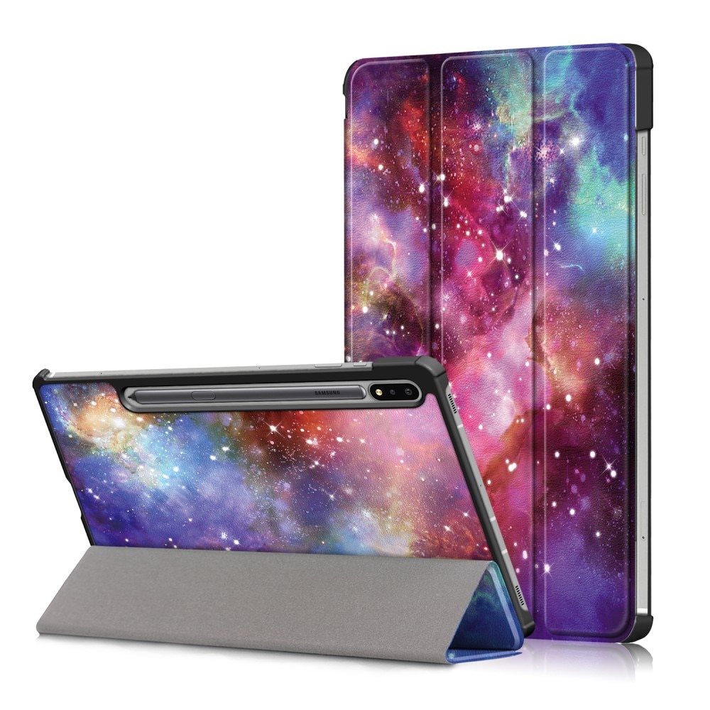 Samsung Galaxy Tab S7 FE Tri-Fold Case Schutzhülle Space