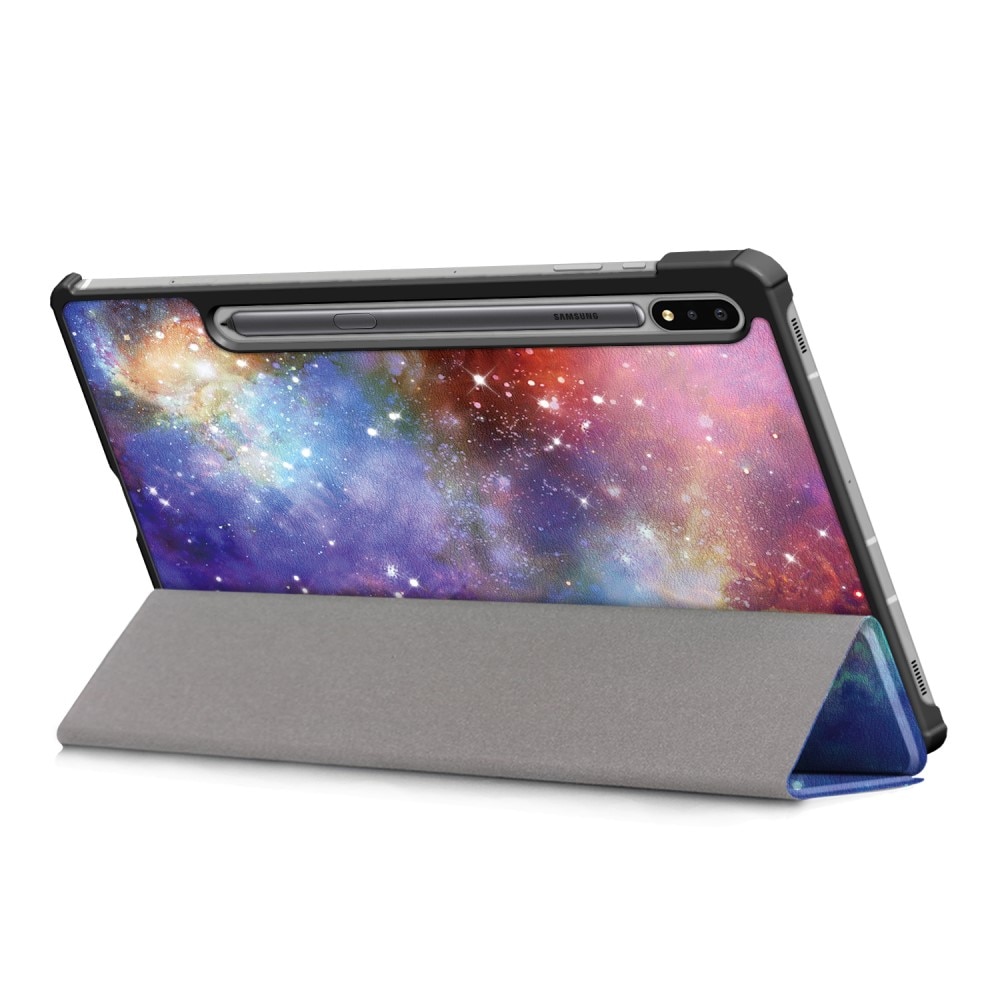 Samsung Galaxy Tab S7 FE Tri-Fold Case Schutzhülle Space